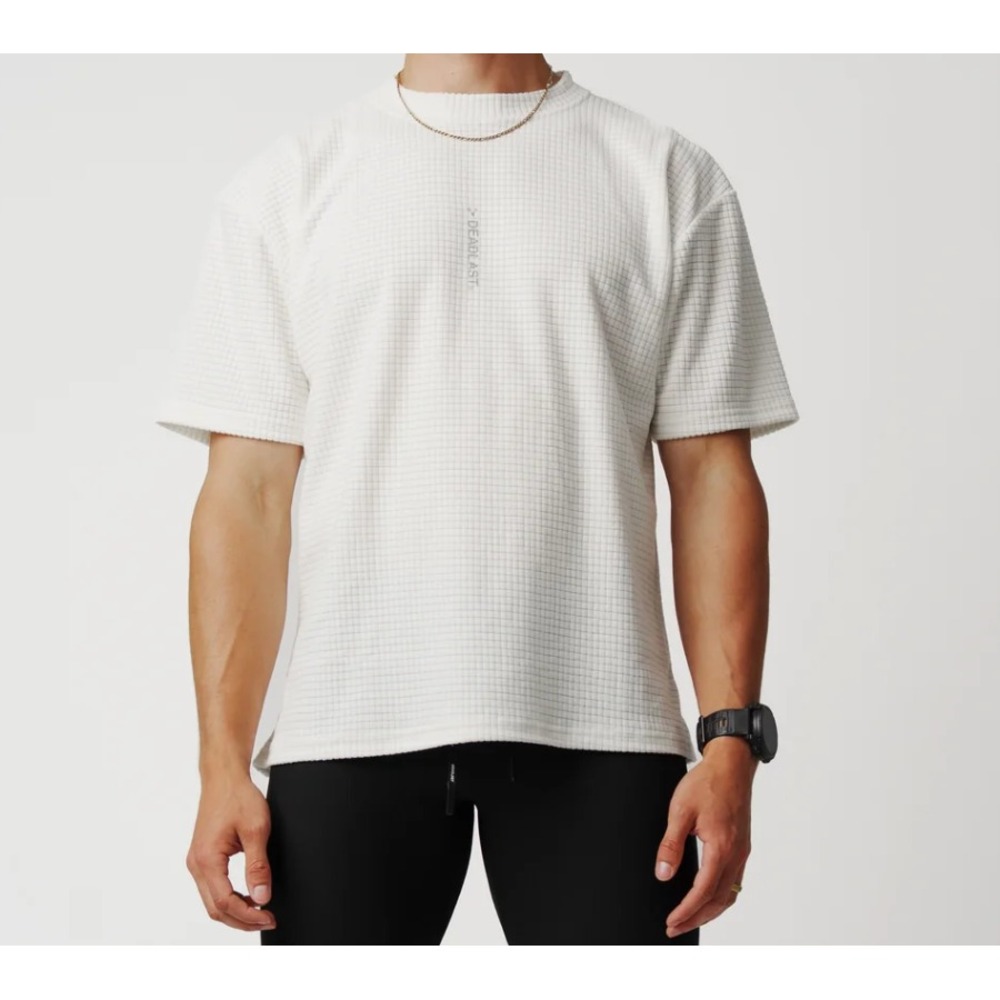 Deadlast AeroGrid Running Tee Size M Men / White